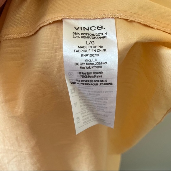 Vince Tie Back Cami Dress Size L - Picture 13 of 13